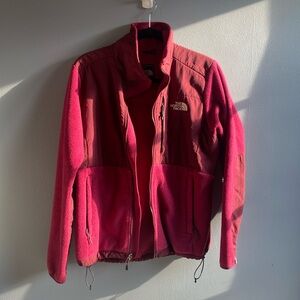 North Face Denali Jacket in Burgundy